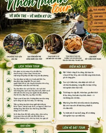 TOUR NHƠN THẠNH – MỘT NGÀY THẬT “GẠO” Ở BẾN TRE